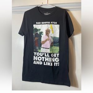 Dad Jokes T-shirt Funny Golf Quotes Memes Black Small Mens NWT